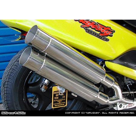 WirusWin マジェスティ125用 スタイリッシュツイン マフラー