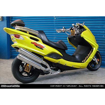 WirusWin マジェスティ125用 スタイリッシュツイン マフラー ジェット