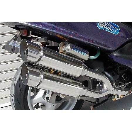 WirusWin マジェスティ125用 サイドバイサイド マフラーポッパータイプ