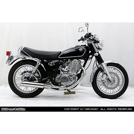 WirusWin SR400・500 キャブ車用 ロッドサイレンサー マフラー スリップオン /ウイルズウィンの画像