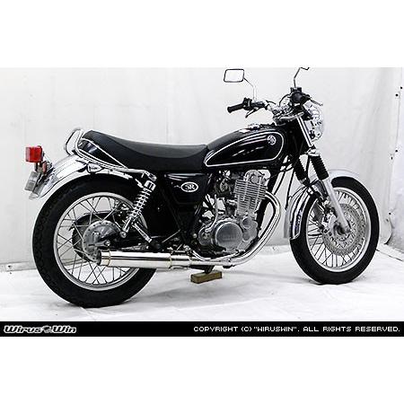 WirusWin SR400・500 キャブ車用 ロッドサイレンサー マフラー スリップオン /ウイルズウィンの画像