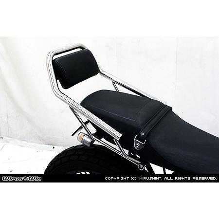 FTR223 タンデムバー　フェンダーレス対応 WirusWin FTR バックレスト付き タンデムバー /ウイルズウィン