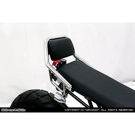 WirusWin バックレスト　タンデム　バードラッグスター250 WirusWin（ウイルズウィン） バックレスト付き タンデムバー ドラッグ