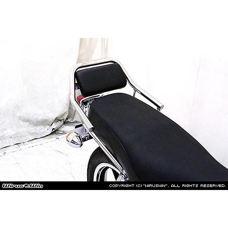 WirusWin YB125用 バックレスト付き タンデムバー /ウイルズウィン