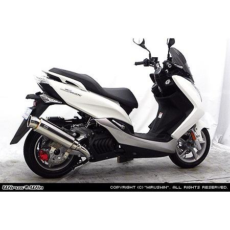 WirusWin マジェスティS（SMAX）用 ステップマフラー /ウイルズウィン