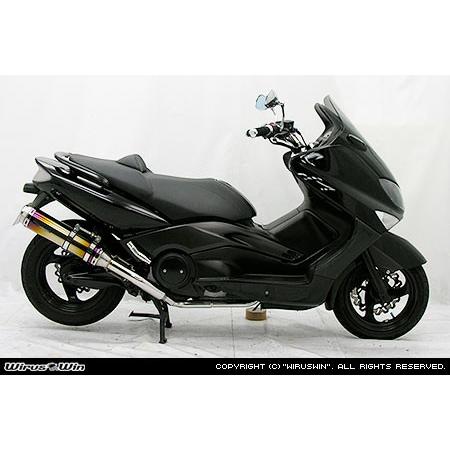 WirusWin TMAX(SJ02J) キャブレター 用ダイナミックマフラー チタン【JMCA認証】 /ウイルズウィン