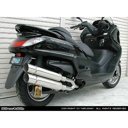 WirusWin グランドマジェスティ250用 スタイリッシュツインマフラー 