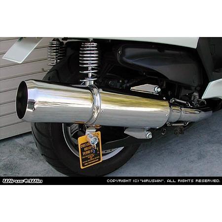 WirusWin グランドマジェスティ400用 O2センサー無 ビッグボンバー マフラー /ウイルズウィン