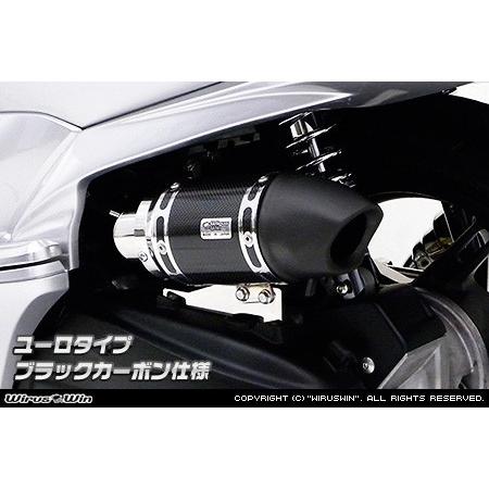 WirusWin PCX150（JBK-KF18） サイレンサー型 エア湖洗浄剤Kit ユーロ手あい 黒いこと炭素いたし方/ウイルズウィン 車、バイク、自転車-バイク