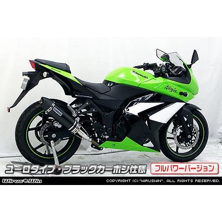 WirusWin ニンジャ Ninja250R(EX250K) スリップオンマフラー ユーロ