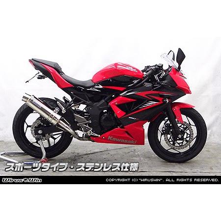WirusWin Z250SL(JBK-BR250E) スリップオンマフラー スポーツタイプ