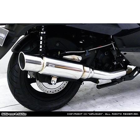 WirusWin キムコ ダウンタウン125i用 ファースト マフラー /KYMCO ウイルズウィン
