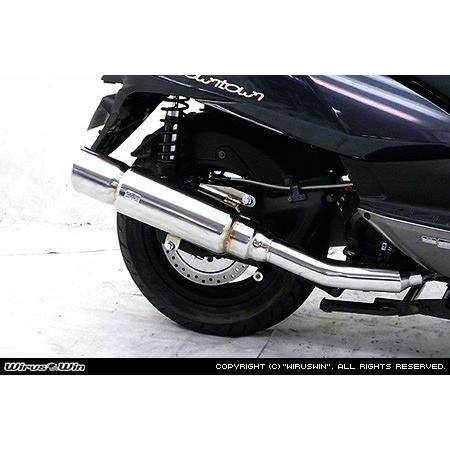 WirusWin キムコ ダウンタウン125i用 ファースト マフラー /KYMCO ウイルズウィン_1
