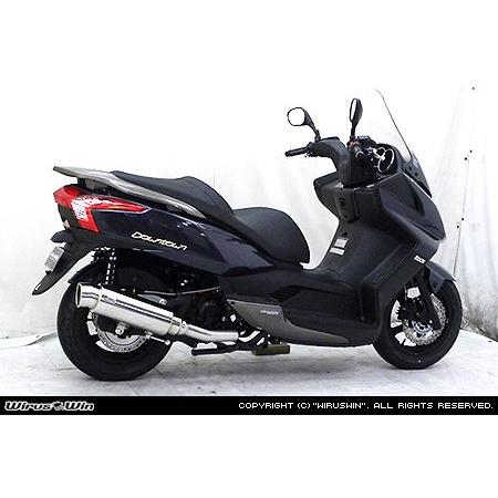 WirusWin キムコ ダウンタウン125i用 ステップ マフラー /KYMCO