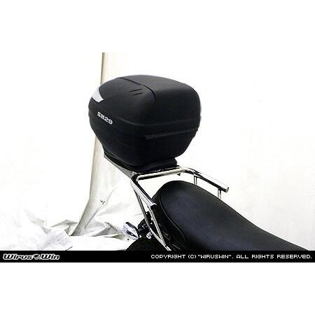 WirusWin SR400・500 SHAD製リアボックス付きタンデムバー /ウイルズウィン シャッドの画像