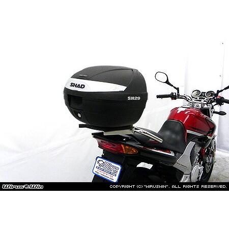 WirusWin YBR250( PCNLD )用 SHAD製リアボックス付きタンデムバー /ウイルズウィン シャッド