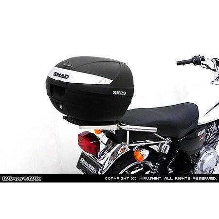 WirusWin YB125用 SHAD製リアボックス付きタンデムバー /ウイルズウィン シャッド