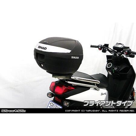 WirusWin BW'S R125 SHAD製リアボックス付きタンデムバー /ウイルズウィン シャッド