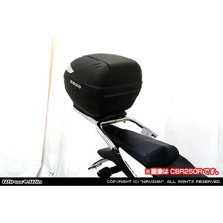 WirusWin CBR125R(EBJ-JC50) SHAD製リアボックス付きタンデムバー /ウイルズウィン シャッドの画像