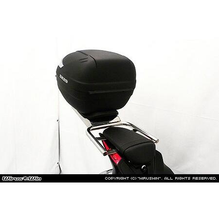 WirusWin GSX-S125(2BJ-DL32B) SHAD製リアボックス付きタンデムバー /ウイルズウィン シャッド GSX 2BJ 社