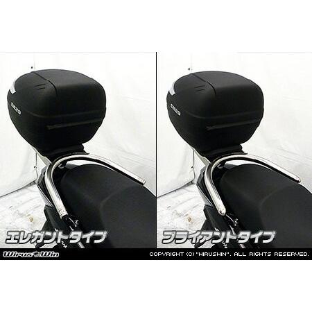 WirusWin スウィッシュ(2BJ-DV12B) SHAD製リアボックス付き タンデムバー /ウイルズウィンの画像