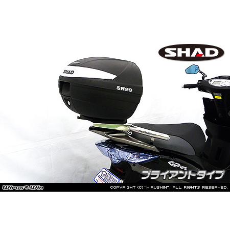 WirusWin 台湾 KYMCO（キムコ） GP125i SHAD製リアボックス付きタンデムバー ブライアントタイプ / ウイルズウィンの画像