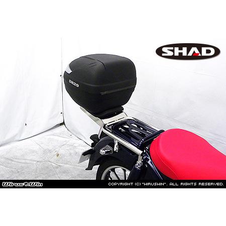 のんはる WirusWin スーパーカブC125(8BJ-JA58) SHAD製リアボックス付き