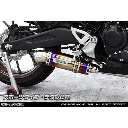 WirusWin CB250R(8BK-MC52) ダイナミックマフラー スポーツタイプ