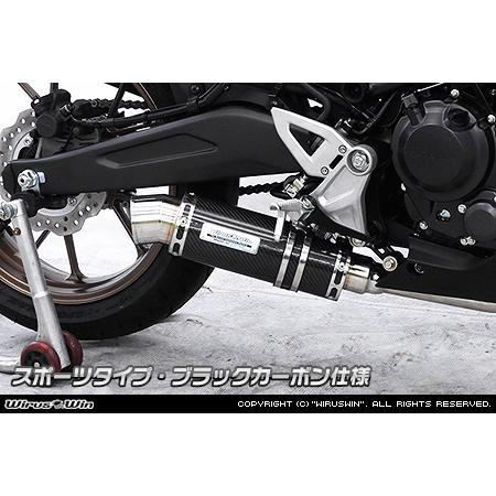CB250R ウイルズウィン フルエキゾーストマフラー WirusWin CB250R(8BK-MC52) ダイナミックマフラー スポーツタイプ