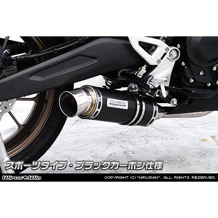 WirusWin CB250R(8BK-MC52) ダイナミックマフラー スポーツタイプ