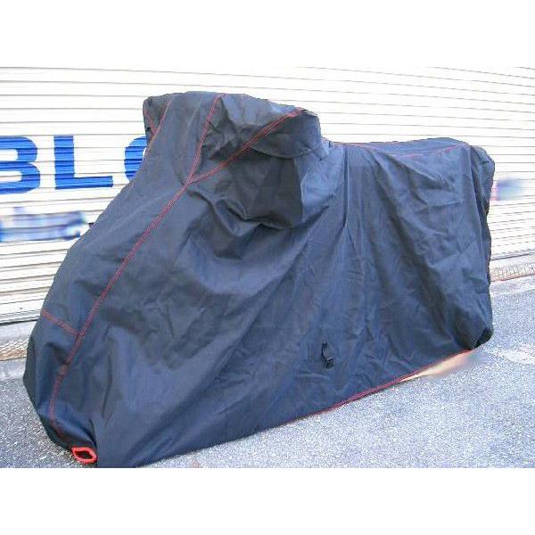 超撥水&溶けないバイクカバー(ブラック) サイズ:7L 250cc〜 リア 超撥水&溶けないバイクカバー(ブラック) サイズ:7L 250cc〜 リア