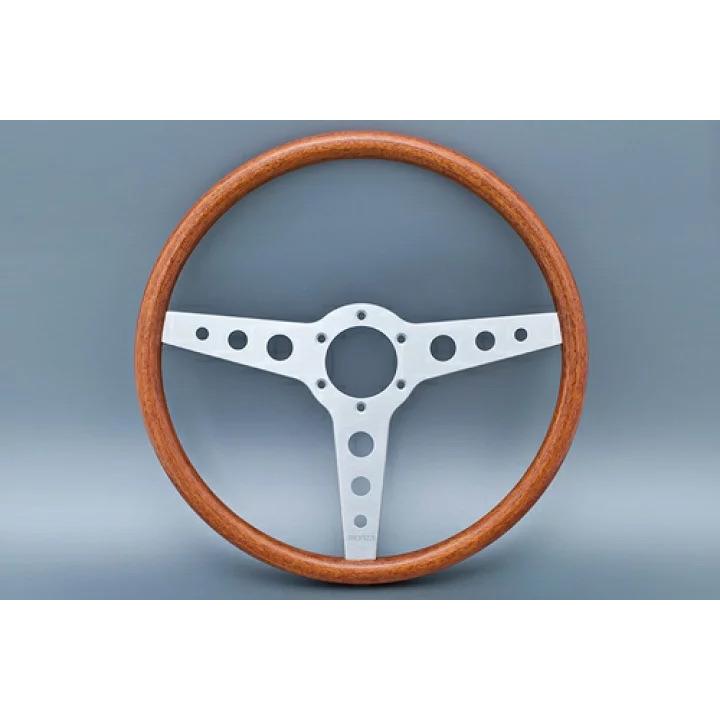 MONZA2(モンツァ2) フラットスポーク ウッドステアリング 35φ グリップ 
