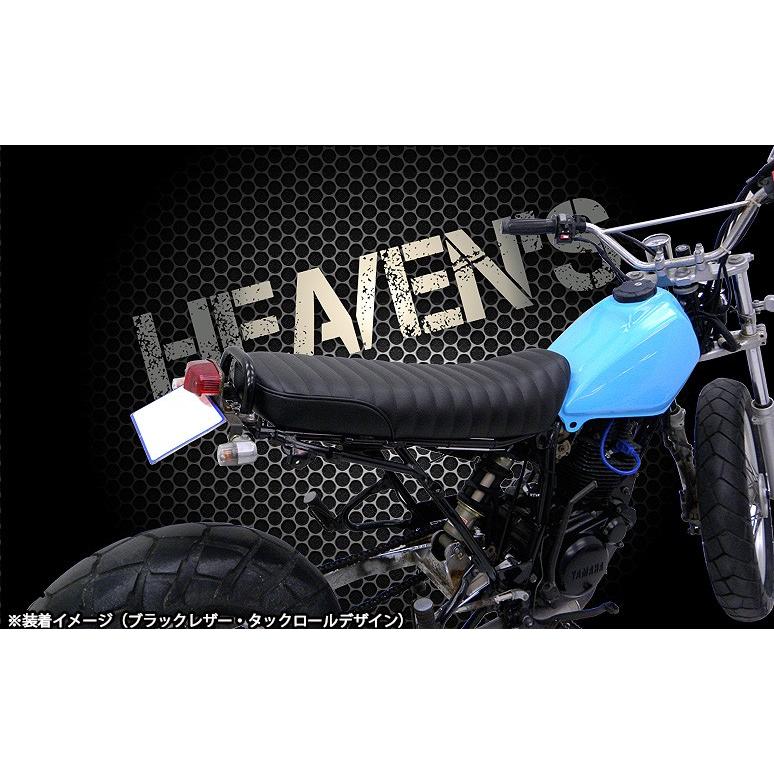 HEAVEN'S TW200・TW225 フラットシート ダイヤ ブラウン HEAVEN'S TW200・TW225 フラットシート ダイヤ ブラウン