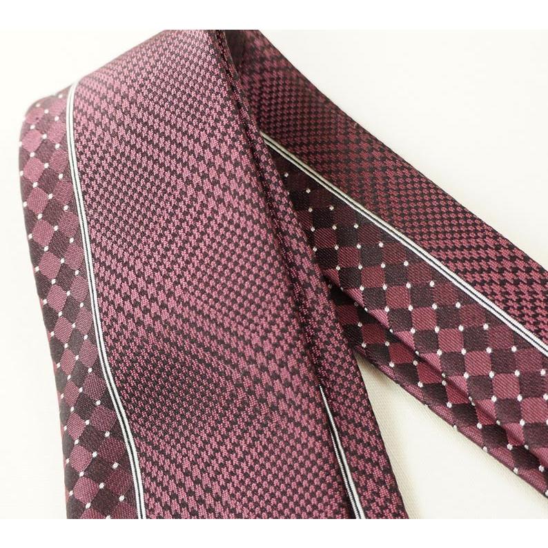 在庫一掃 コムサメン Comme Ca Men アーガイル調ストライプ シルク ネクタイ ブラウン系 日本製 メンズ 激安の Www Centrodeladultomayor Com Uy