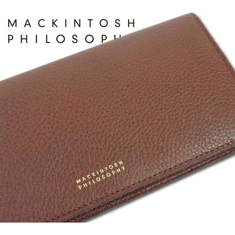 マッキントッシュフィロソフィー MACKINTOSH PHILOSOPHY 牛革 イタリーレザー 長財布 メンズ ブラウン｜ssc｜04