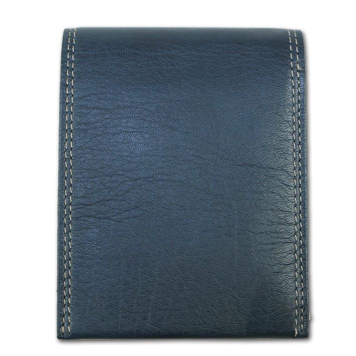 TAKEO KIKUCHI タケオキクチ 牛革 ステッチライン 二つ折り財布