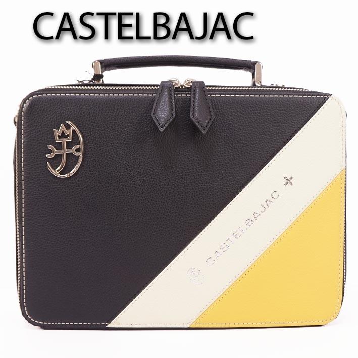 カステルバジャック CASTELBAJAC 牛革 ２WAY ショルダーバッグ ミラン メンズ レディース ブラック 黒 本革 ハンドバッグ 定価29,700円 レザー｜ssc｜04