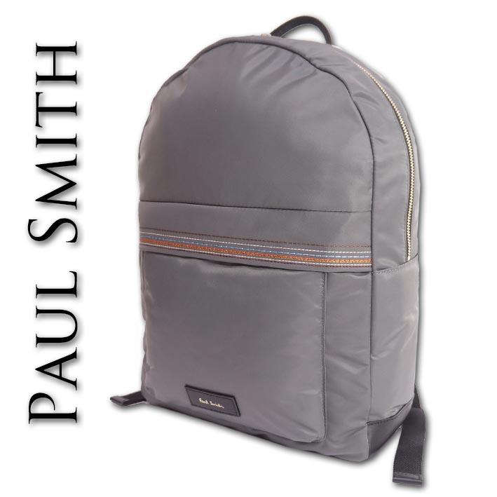 ポールスミス Paul Smith マルチSTステッチ ナイロン/牛革 リュック 