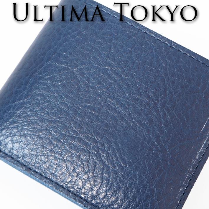 ultima TOKYO（ウルティマトーキョー） 牛革 二つ折り財布 メンズ