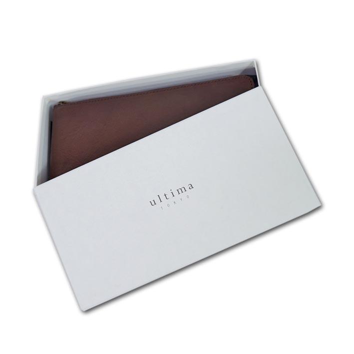 ウルティマトーキョー ultima TOKYO 牛革 L字ファスナー 長財布 メンズ ブラウン マキアート 日本製 イタリアンレザー | ultima TOKYO | 06