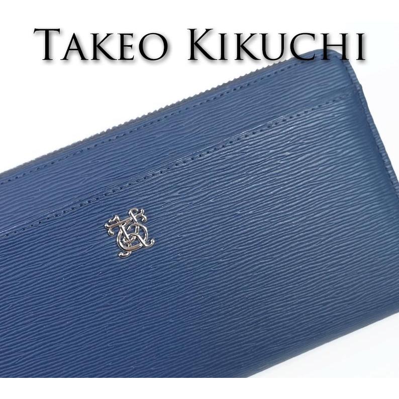 TAKEO KIKUCHI（タケオキクチ） 水シボ オールレザー ラウンド
