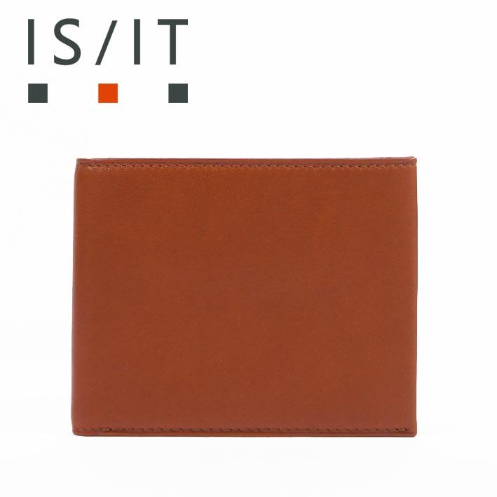 イズイット IS/IT ラムレザー 二つ折り財布 マーノ キャメル メンズ 定価25,300円 羊革 コンパクト 軽量 薄型 | IS/IT | 03
