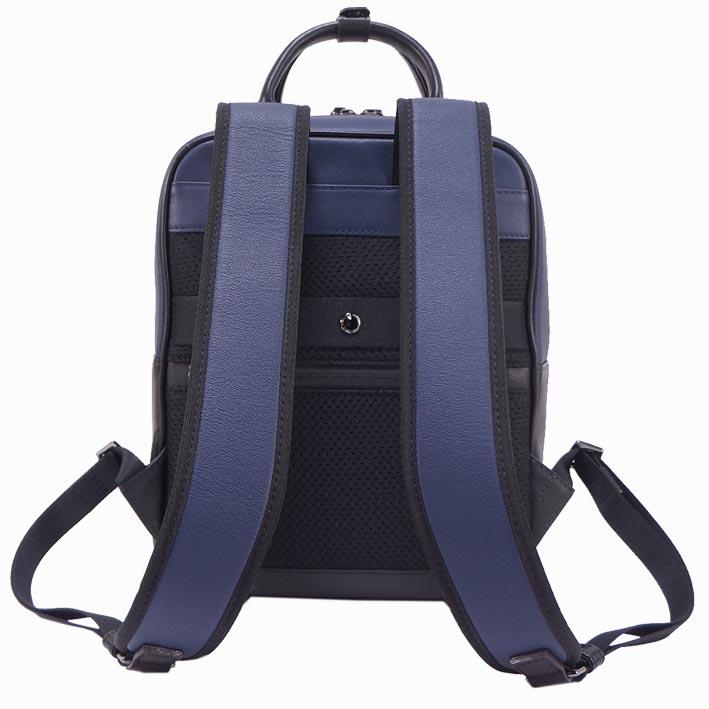 fujitaka ビジネスリュック ネイビーブラック FUJITAKA フジタカ レザー ミニリュック ベリル メンズ ネイビー