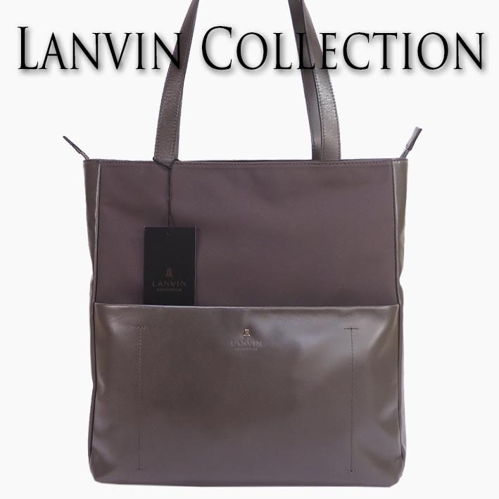 LANVIN en Bleu ランバンコレクション COLLECTION 牛革使いトート 