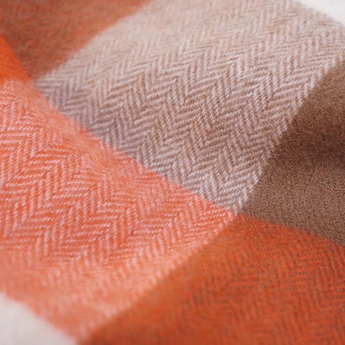 TAKEO KIKUCHI（タケオキクチ） ブロックチェック カシミヤ100