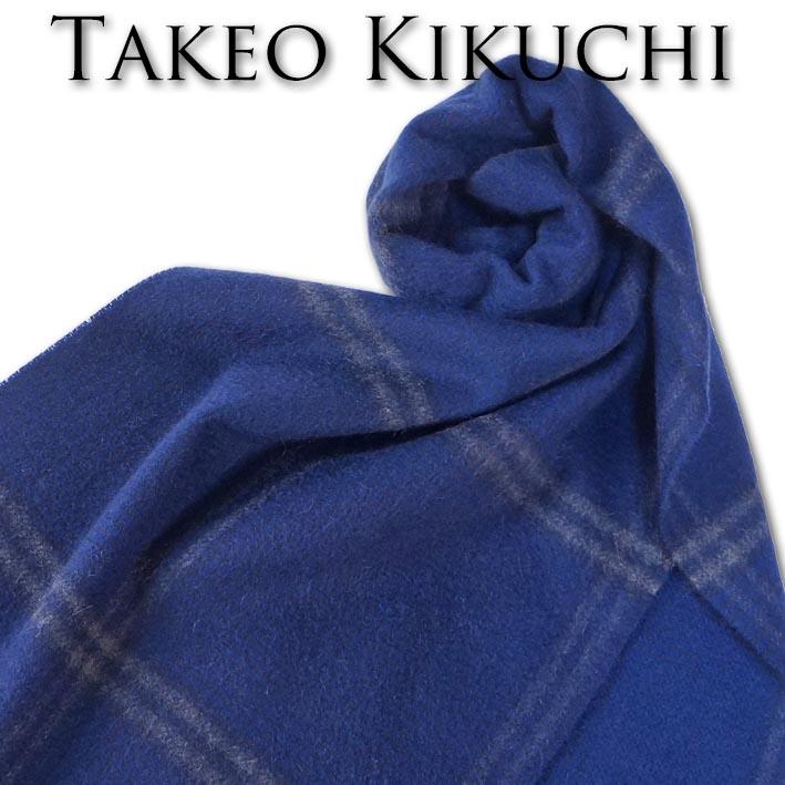 TAKEO KIKUCHI タケオキクチ グレンチェック ベビーカシミヤ100 TAKEO KIKUCHI タケオキクチ グレンチェック ベビーカシミヤ100