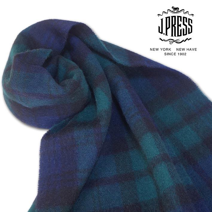J.PRESS（J.プレス） ジェイプレス J.PRESS MEN チェック柄 カシミヤ混