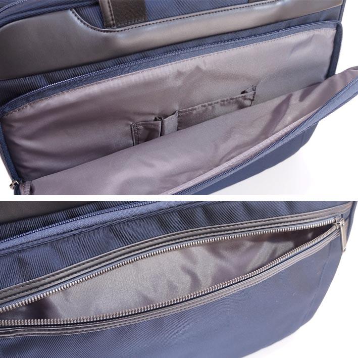 ace. GENE LABEL エース ACE 牛革／ナイロン ビジネスバッグ メンズ