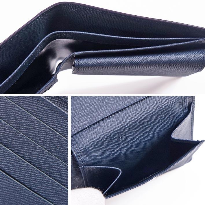 Mikado ミカド 水染め コードバン 二つ折り財布 ブラウン系 メンズ 馬  