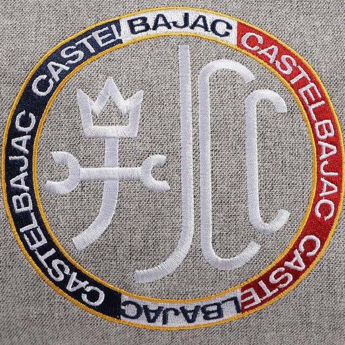 カステルバジャック CASTELBAJAC トートバッグ ハンドバッグ 大 リッツ A4 レディース ベージュ ロゴ ドライビングトート 定価19,800円 軽量 メンズ デニムの画像